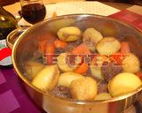 Une image de l'étape 8 de Bœuf ou Porc Bourguignon.