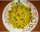 A picture of step 6 of Healthy veggie matar poha.