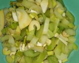 Foto langkah ke 1 dari resep Sayur lompong (Batang talas Bogor).