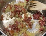 Foto del paso 4 de la receta: 🌱 Guisantes con jamón y patatas con huevos escalfados 🍳 Estilo “la Finita” 🧑🏽🍳