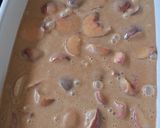 Une image de l'étape 2 de Gratin de pêches plates aux amandes.