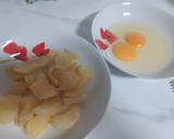 Foto del paso 1 de la receta: Tortilla patatas chips y mejillones