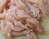 A picture of step 1 of Chicken Tempura.