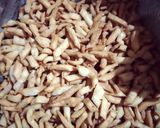 A picture of step 2 of Khasta Nimki.