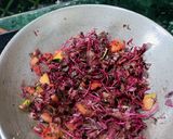 A picture of step 5 of Red Amaranthus Stir -Fry.