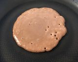 Foto del paso 3 de la receta: Pancakes proteicos chocolate - panqueques (con harina)