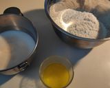 A picture of step 1 of Yeast Cinnamon Rolls.