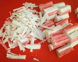 Foto del paso 1 de la receta Surimi (bocas de mar) angulas de pobre