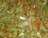 A picture of step 5 of Turkish Cabbage Dolma.