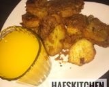 A picture of step 5 of Fried Sweet Potato with egg.