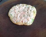 A picture of step 2 of Vegetable pancakes with idli batter.