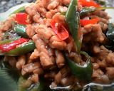 Foto langkah ke 5 dari resep Oseng tempe lombok ijo #BantuMantenBaru.