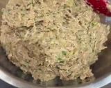 A picture of step 2 of Chicken meatballs, potatoes and lemon.