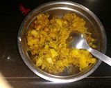 A picture of step 5 of Masala dosa.