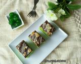 Foto langkah ke 9 dari resep Brownies Pandan Kukus Ny. Liem.
