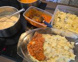Paradicsomos-Húsos rakott tészta (tej mentes) recept fázis 5 fotója