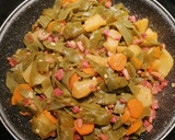 Foto del paso 4 de la receta: Alubia verde con jamón y bacon