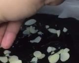 Foto langkah ke 6 dari resep Fudgy Brownies Topping Almond.