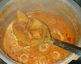 A picture of step 6 of Mutton korma.
