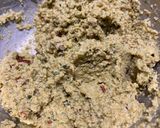 A picture of step 2 of Forgotten olives dip (tapenade-ish).