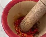 A picture of step 1 of Stirred fried Chicken with holy basil.