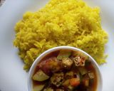 A picture of step 5 of Pilau-Spiced Turmeric Fried Rice.