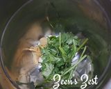 A picture of step 1 of Coriander Garlic Chutney.