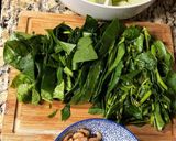 Hình bước làm 1 của món Canh mướp mồng tơi
