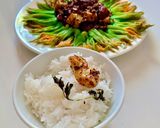 Hình bước làm 1 của món Hoa mặt trời