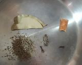 A picture of step 2 of Veg mushroom biryani.