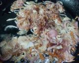 A picture of step 3 of Methi Chicken.