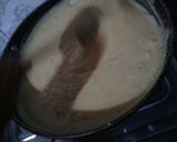 A picture of step 2 of Besan ki katli.