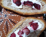 Foto del paso 2 de la receta: Molletes de crema de cacahuate 🥖🥜🍓