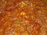Arepa de huevo con carne molida
