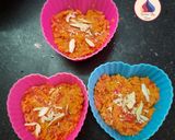 A picture of step 3 of Gajrela Mini Cakes.