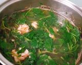 Hình bước làm 3 của món Canh rau má nấu tôm