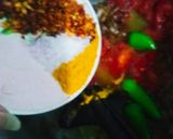 A picture of step 5 of Aloo ki taheri.