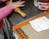 Une image de l'étape 1 de Pain de mie roulé au Nutella façon pain perdu.