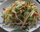รูปขั้นตอนการทำที่ 2 ของ แพนเค้กผักรวม | Vegetable Pancake