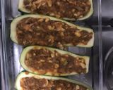 Foto del paso 4 de la receta: Zapallo italiano relleno con carne de soya