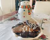 Φωτογραφία βήματος 11 της συνταγής Gingerbread cookies με επικάλυψη σοκολάτα και maple syrup frosting