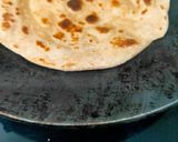 A picture of step 7 of Lachha paratha..