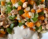 Hình bước làm 1 của món Taco cá hồi (Keto)
