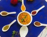 A picture of step 3 of Dhaba style paneer bhurji.