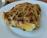 Foto del paso 7 de la receta: "Crepe" de mazorca🌽con queso🧀 y dulce de guayaba🥞