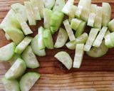 Foto del paso 1 de la receta: Ensalada de melón y pepino