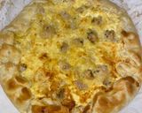 Une image de l'étape 7 de Quiche au poulet.