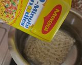 A picture of step 1 of Shahi Masala Maggi.