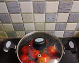 * டேஸ்டி ரோடு கடை தக்காளி சட்னி *(roadside tomato chutney recipe in tamil) ரெசிபி ஸ்டேப் 3 புகைப்படம்