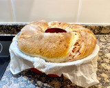 Foto del paso 16 de la receta: Brioche navideño con mermelada de frambuesas